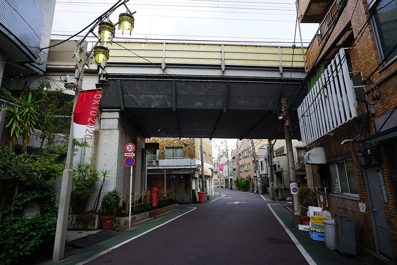 51 東京いい道しぶい道 蛇崩 伊勢脇通り 東横線ガード下を潜る