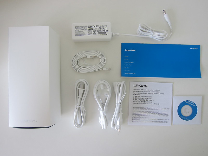 Linksys Velop MX5300 Wi-Fi 6 - Box Contents