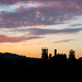 Sunrise silhouette at the blast furnace