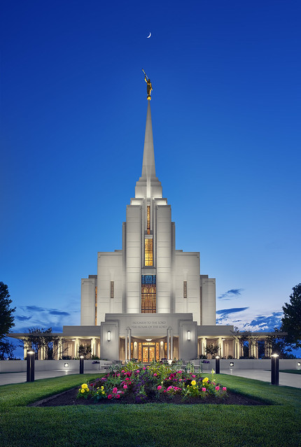 The Mormon Temple : Rexburg, Idaho