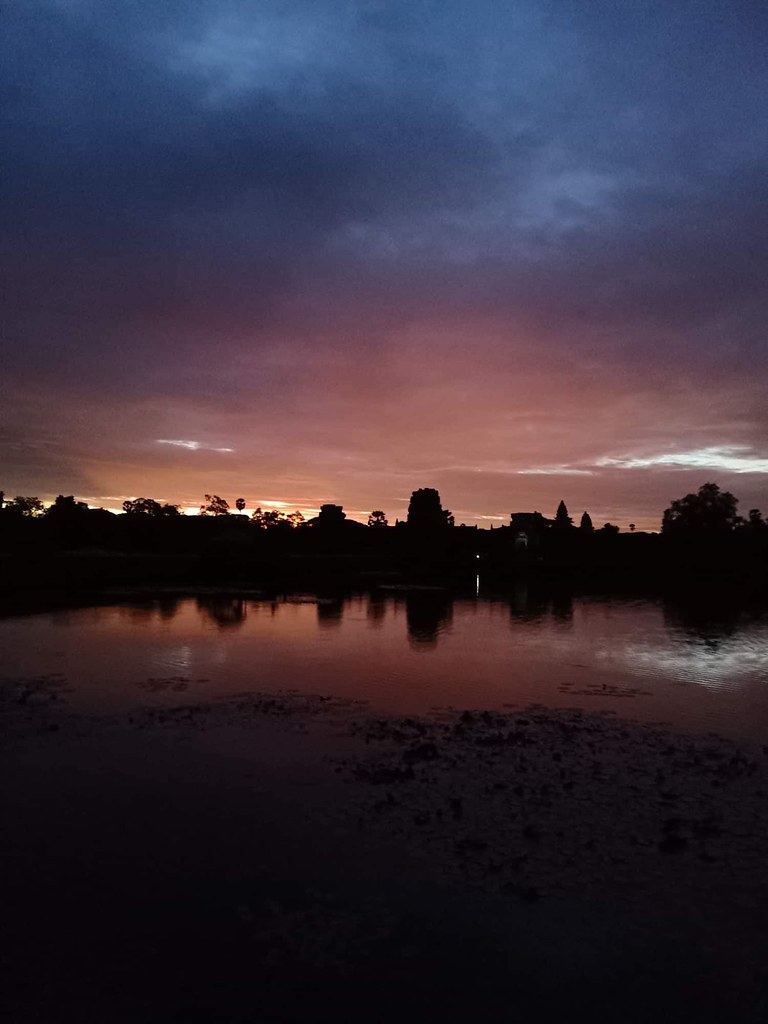 The Angkor Wat sunrise is to die for, but it's more magical before that