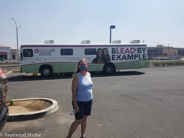 Time to blead by example, Blood mobile, Beeumont CA