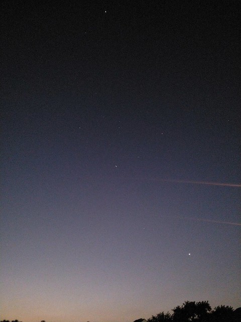 Orion, Sirius, Venus, the ISS (or HST), Johannesburg, via mobile