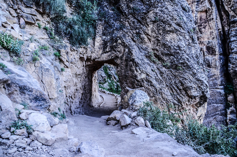 Lower Tunnel at the Bright Angel Trail