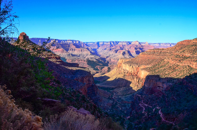 Looking north across the Canyon from Bright Angel Trail 5