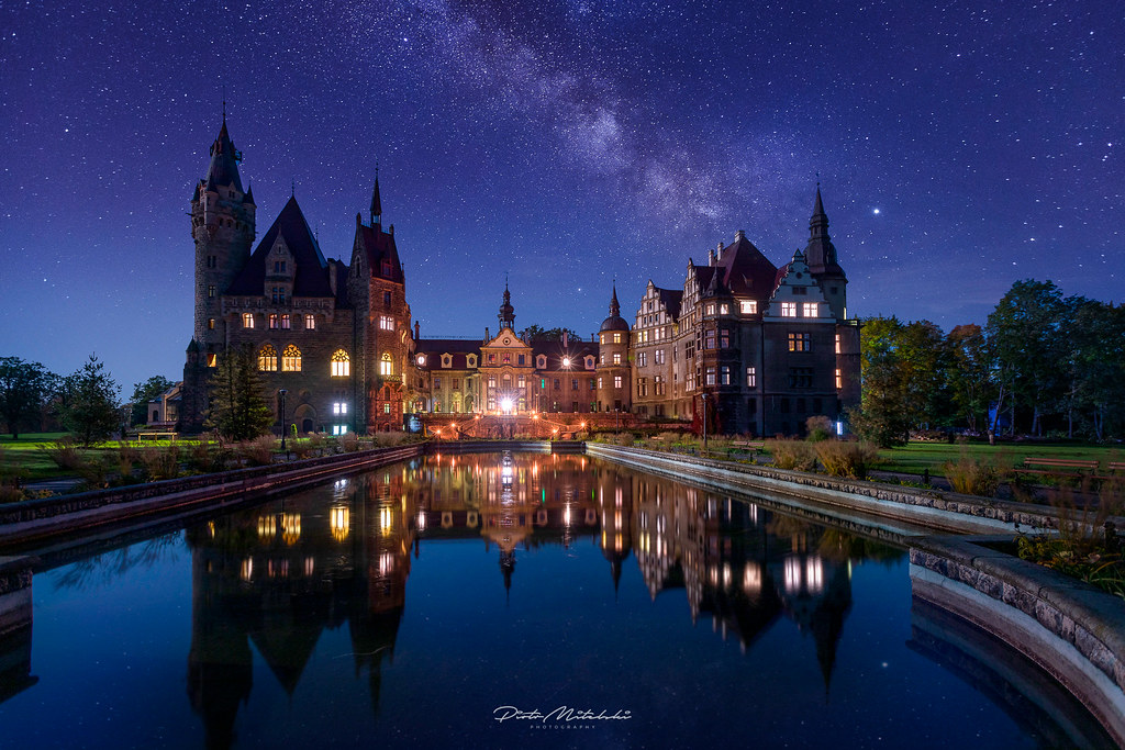 Castle under the stars