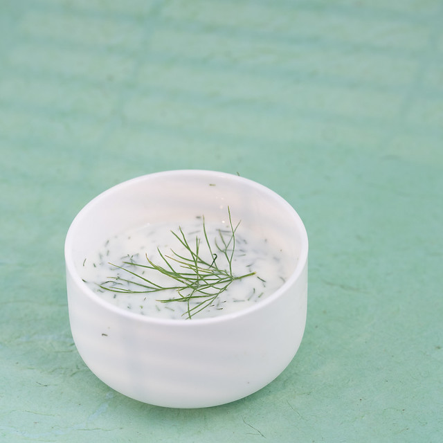 Yoghurt and dill
