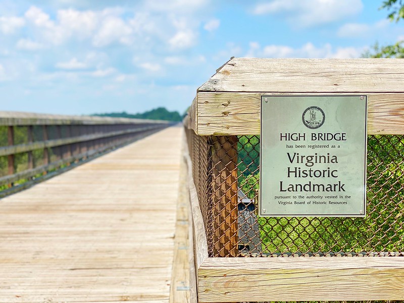 High Bridge Trail- Virginia Historic Landmark