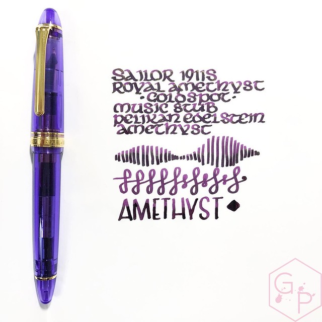 Goldspot Pens Sailor 1911S Amethyst Purple Fountain Pen 8_RWM