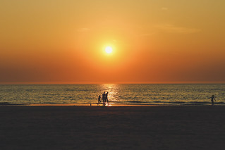 Sunset De Koog Beach