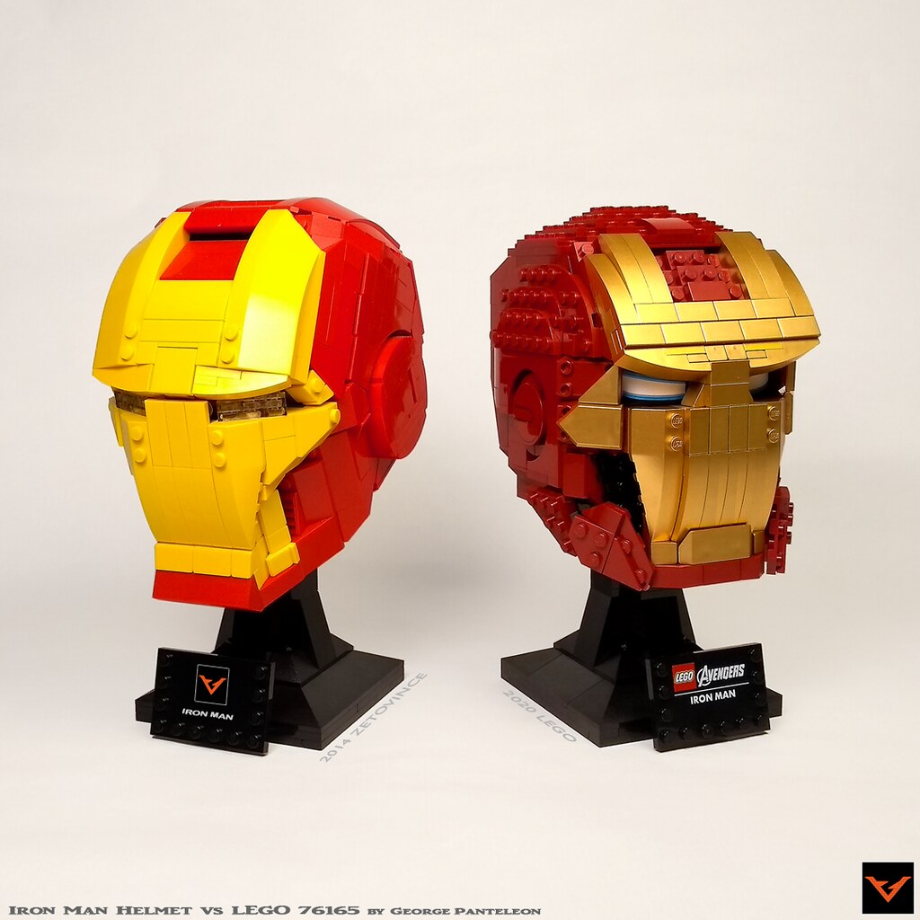Iron Man Helmet VS LEGO 76165