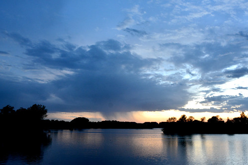 rainstorm rain storm sunset reflection chisholmcreekpark wichita kansas