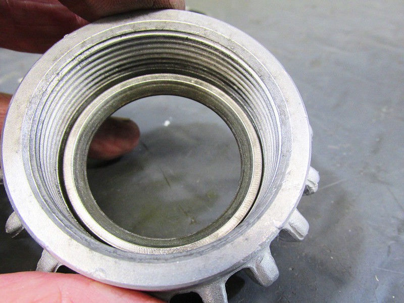 Exhaust Large Sealing Ring Orientation In Exhaust Nut