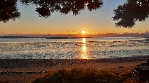 nz newzealand tasman motueka sunrise