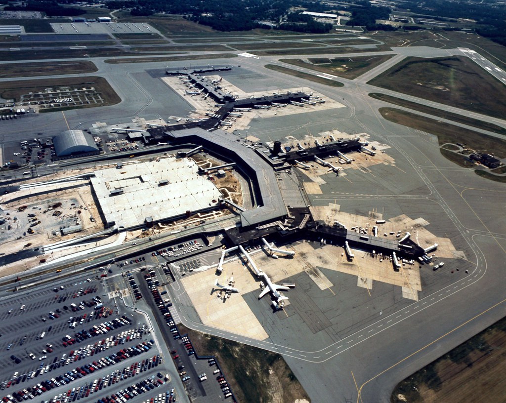 Terminal Aerial 1991 Aerial Photo Of Bwi Marshall Airport