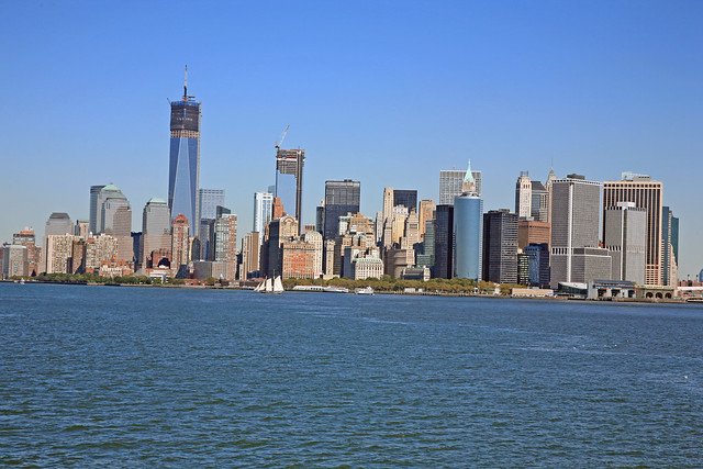 View of Manhattan From Staten Island Ferry