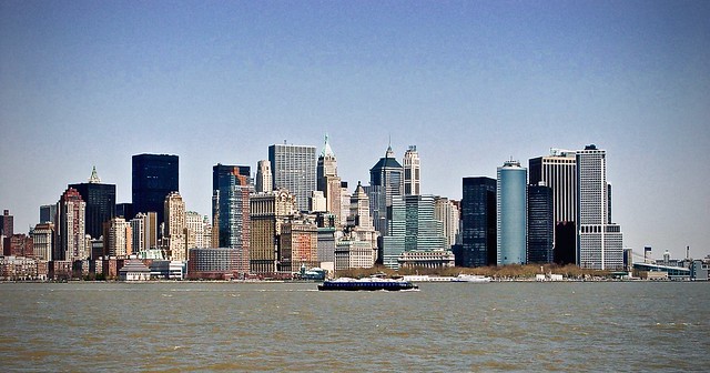 ewNew York Financial District Skyline