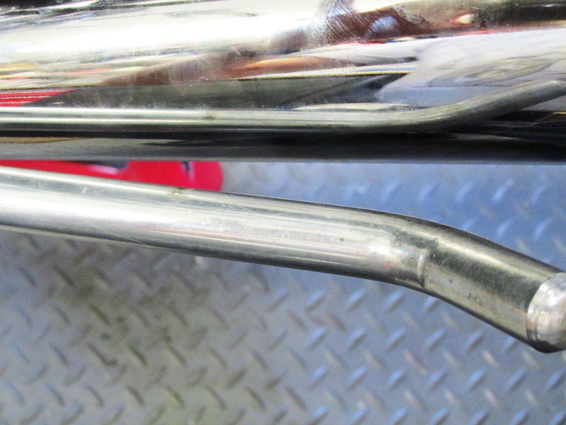 Brown's Side Stand Now Retracts With A Gap Between Foot And Left Muffler