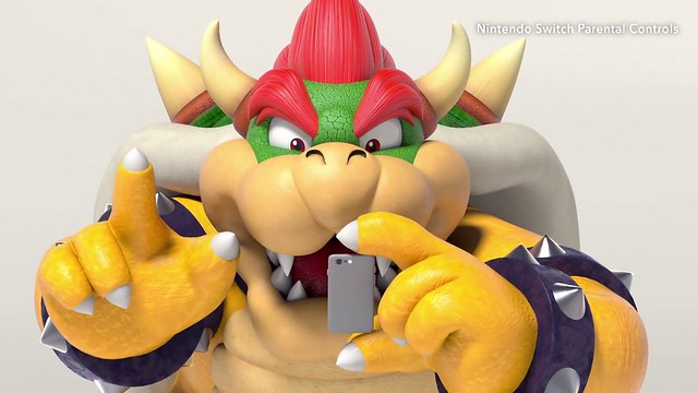 Bowser with Phone