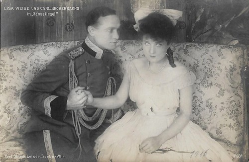 Lisa Weise and Karl Beckersachs in Gänseliesel (1918)