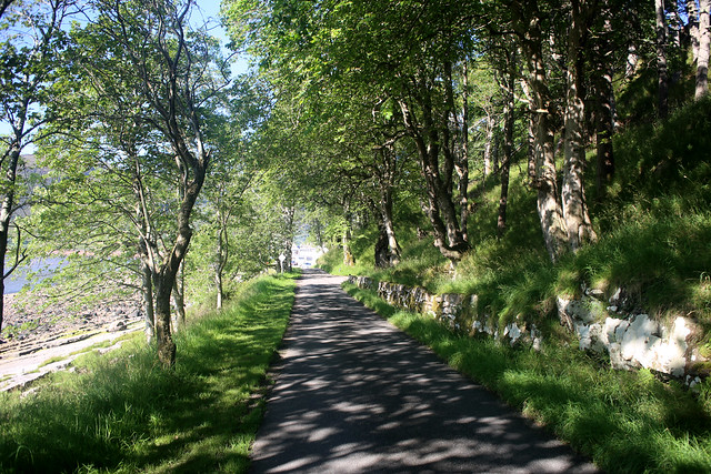 The road between Applecross and Milltown