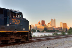 CSX 3203 Outside of Pittsburgh