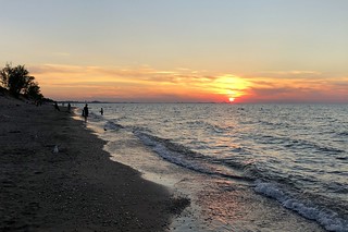 94. Sunset on Lake Michigan