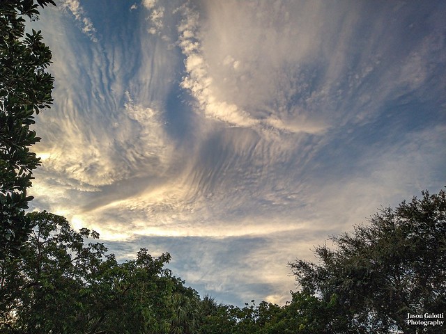Wicked looking clouds above the South Florida sky