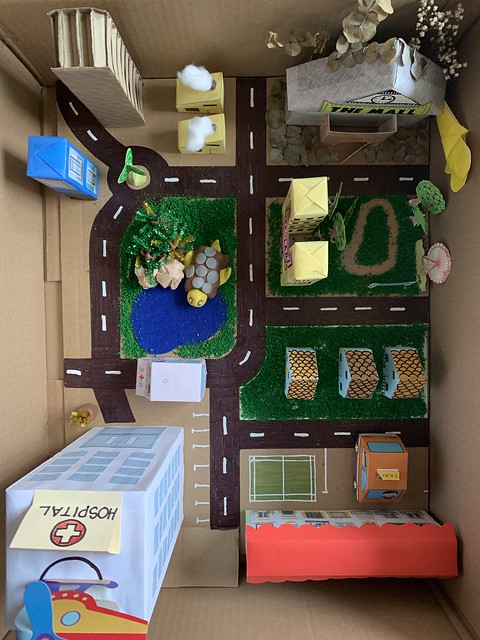 Qeeb’s School Project - Small City Town
