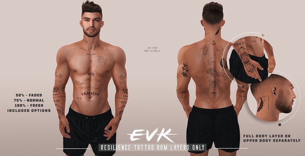 [ E V K ] Resilience Tattoo BOM