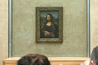Louvre - Paiting Leonardo Da Vinci Mona Lisa zoom