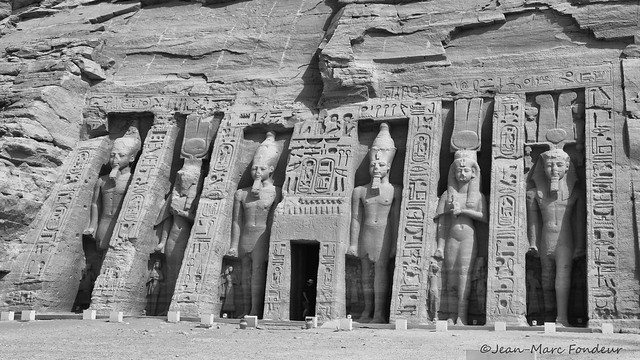 L'Egypte : le petit temple d'Abou Simbel