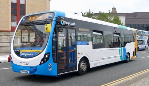 SN18 XXD ‘Yorkshire Traction Co. Ltd.’ No. 39116 ‘Buses for Sheffield’. Wright Streetlite D/F on Dennis Basford’s railsroadsrunways.blogspot.co.uk’