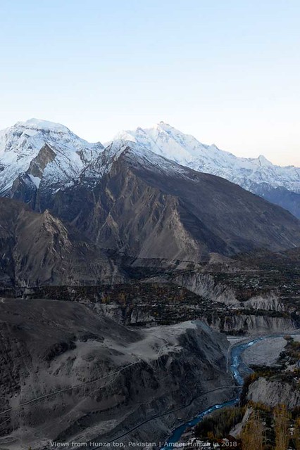 Nagar valley as seen from Hunza, Pakistan