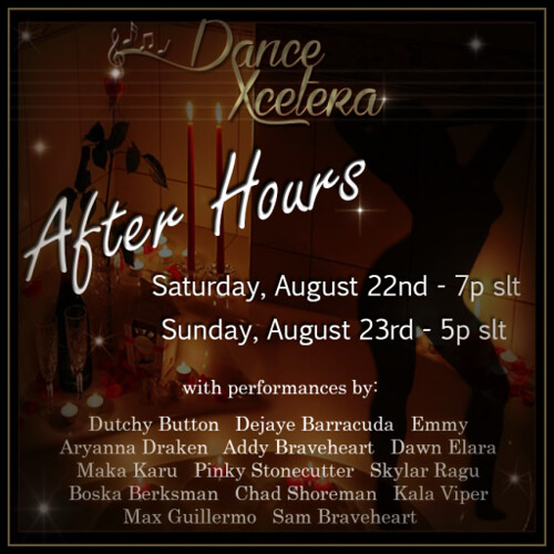DANCE XCETERA_  After Hours - Adult 8_22 7p SLT 8_23 5p SLT