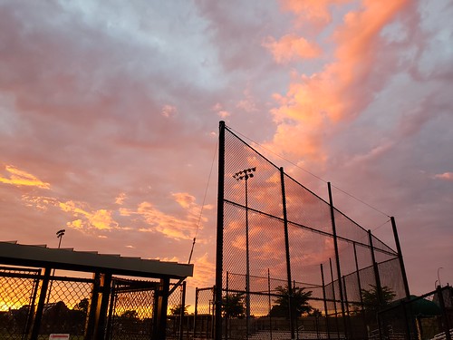 summer sky minneapolis park national baseball sunset clouds evening dusk