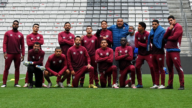 Treino do Fluminense em Curitiba 21/08/2020