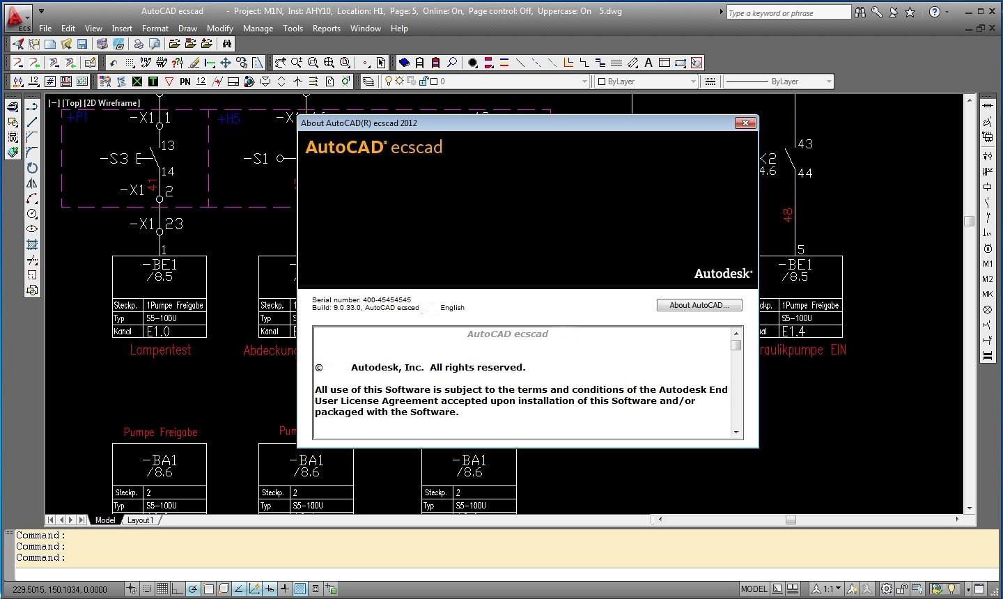 Working with Autodesk AutoCAD ecscad 2012 full