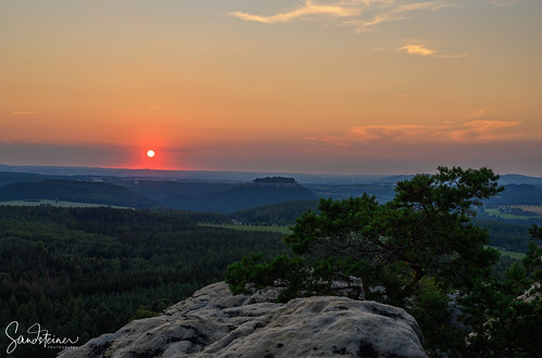 sunset sonnenuntergang sommer landschaft elbsandsteingebirge sandsteiner sandsteinerphotography