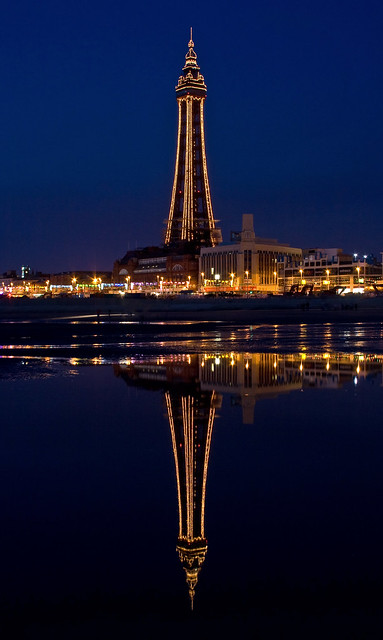 Tower reflection
