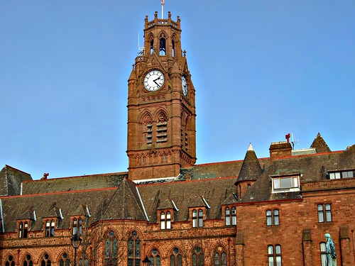 barrow barrowinfurness architecture building view grand townhall red large heritage social civic council english british country great day today photos photographer season outside buy sell sale bought item stock image location ilobsterit instagram northern north place tower clock northwest visit