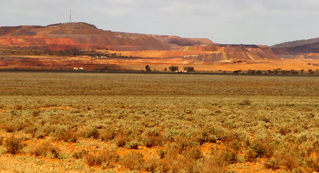 Colours of Iron Knob Mining Settlement, South Australia