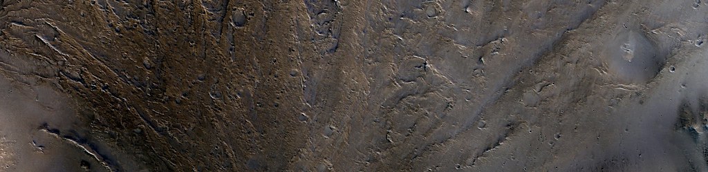 Mars - Fan in Southern Low Latitude Crater