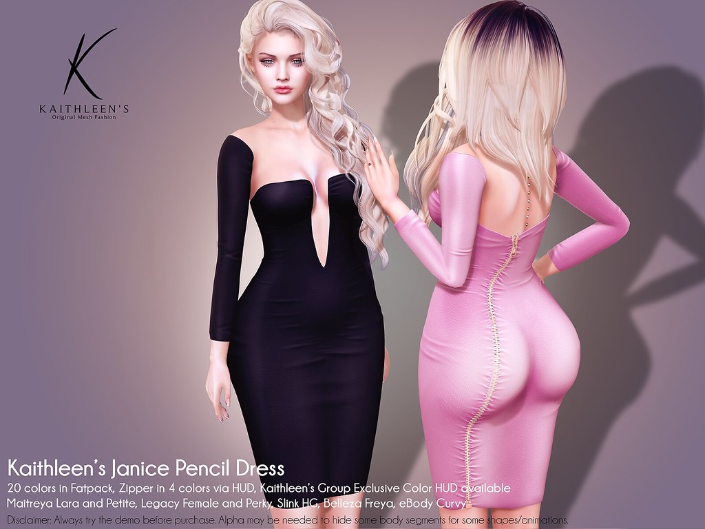 Kaithleen’s Janice Pencil Dress Poster