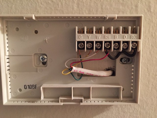 Thermostat wiring
