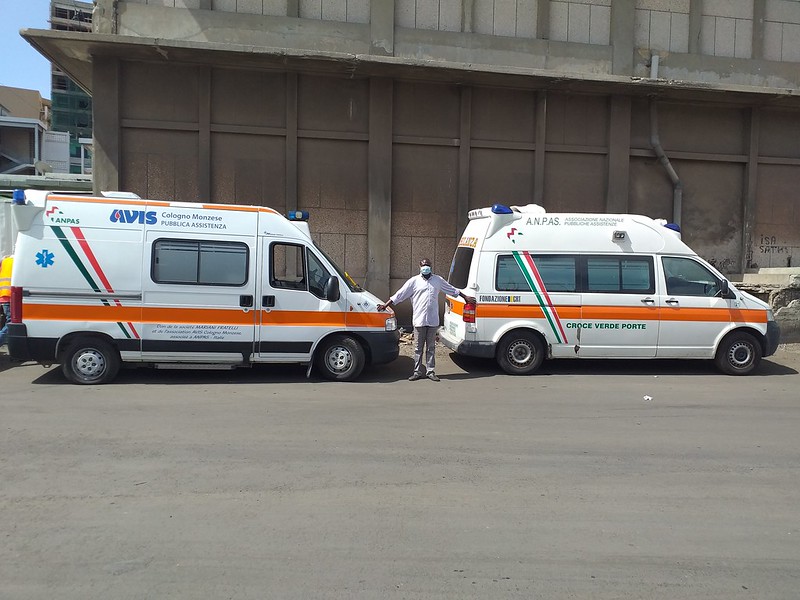 Senegal: consegnate a Dakar le ambulanze Anpas donate dalle Pubbliche di Cologno e Porte