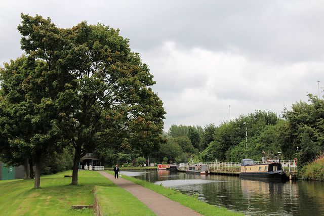 23rd August 2020.  The Bridgewater Canal at Runcorn, Cheshire.