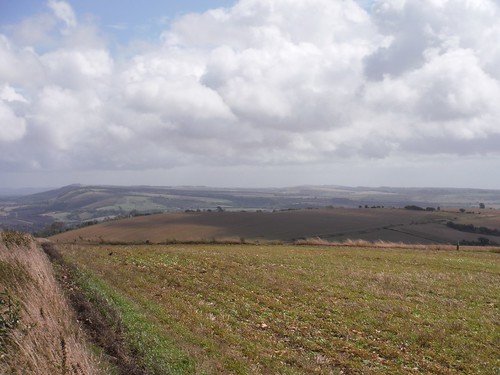 Backview from SDW along the South Downs SWC Walk 39 - Amberley to Pulborough