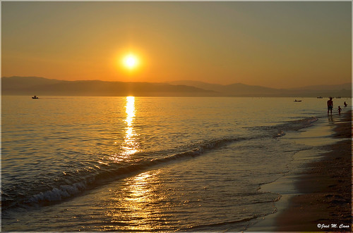 cabodegata almería españa spain puestadesol sunset nikond5100 playa beach mar sea agua water sol sun costa coast