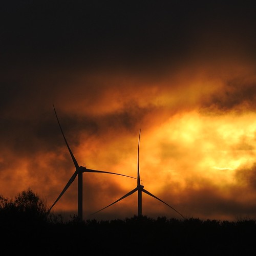 nikon p900 coolpix druridge druridgeponds northumberland sunset sky turbines windturbines two 2 fire sun light silhouette silhouettephotography twin